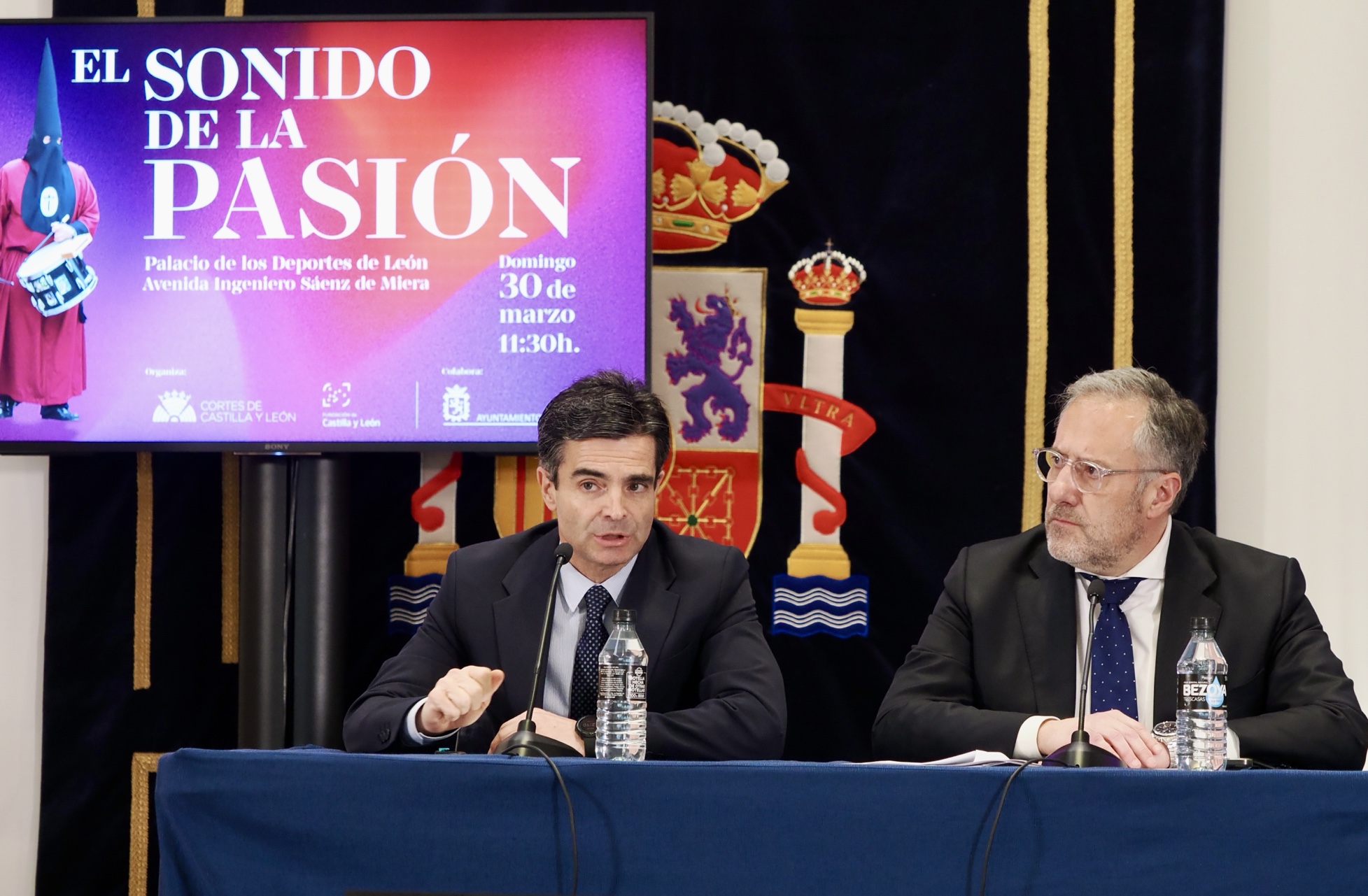 La Fundación de Castilla y León, en colaboración con las Cortes, presentan la II edición del concierto 'El Sonido de la Pasión', que se celebrará este año en León.